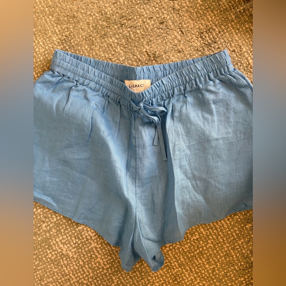 NWT Lspace rio short blue size medium